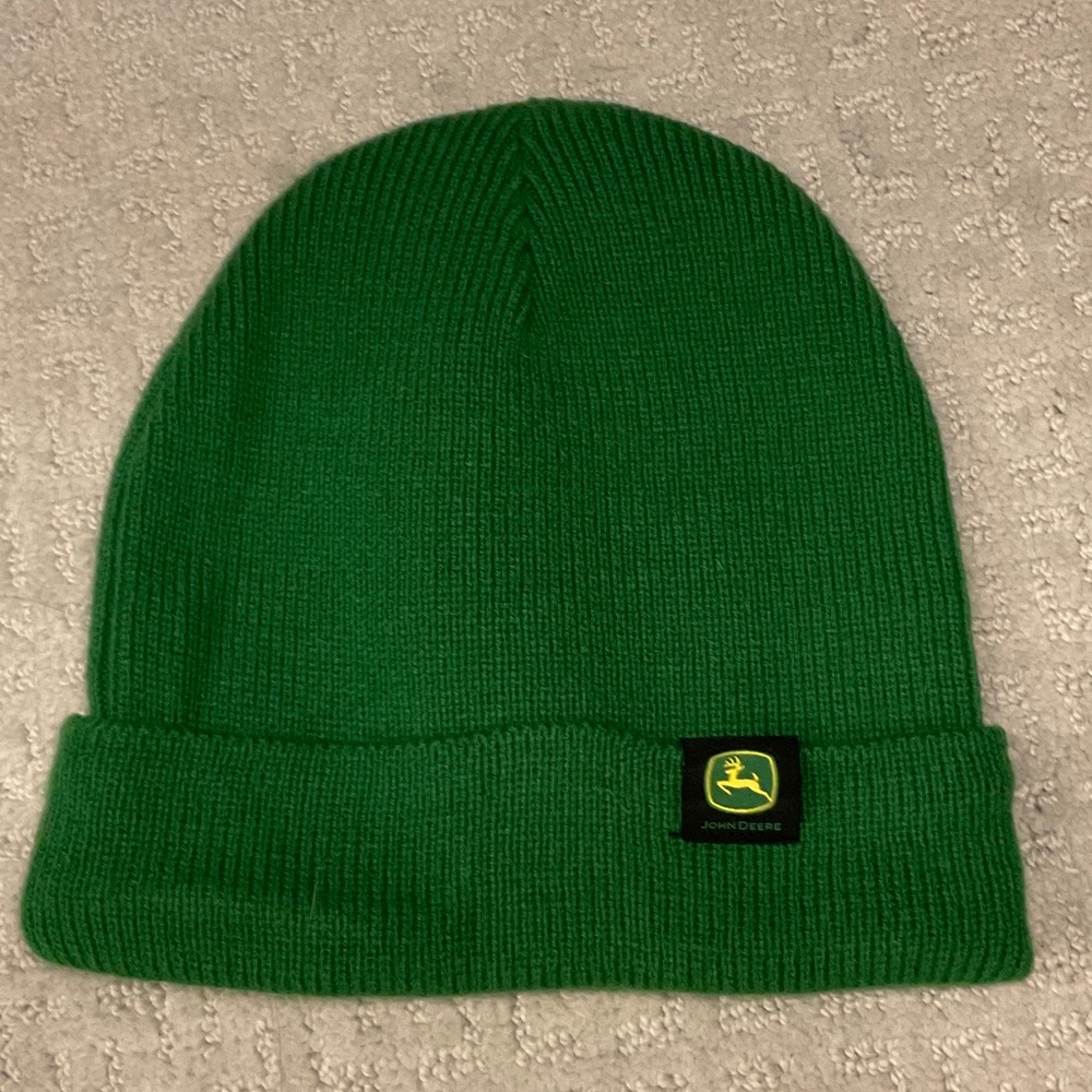 John Deere Green Knit Hat